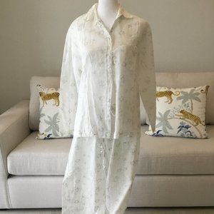 Pour Les Femmes Pajama set, 100% cotton, great quality, light fabric